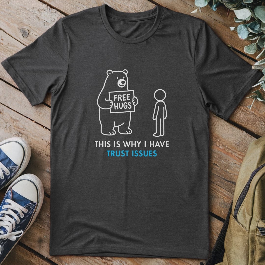 T-Shirt Dark Heather / S Free Hugs Funny T-Shirt