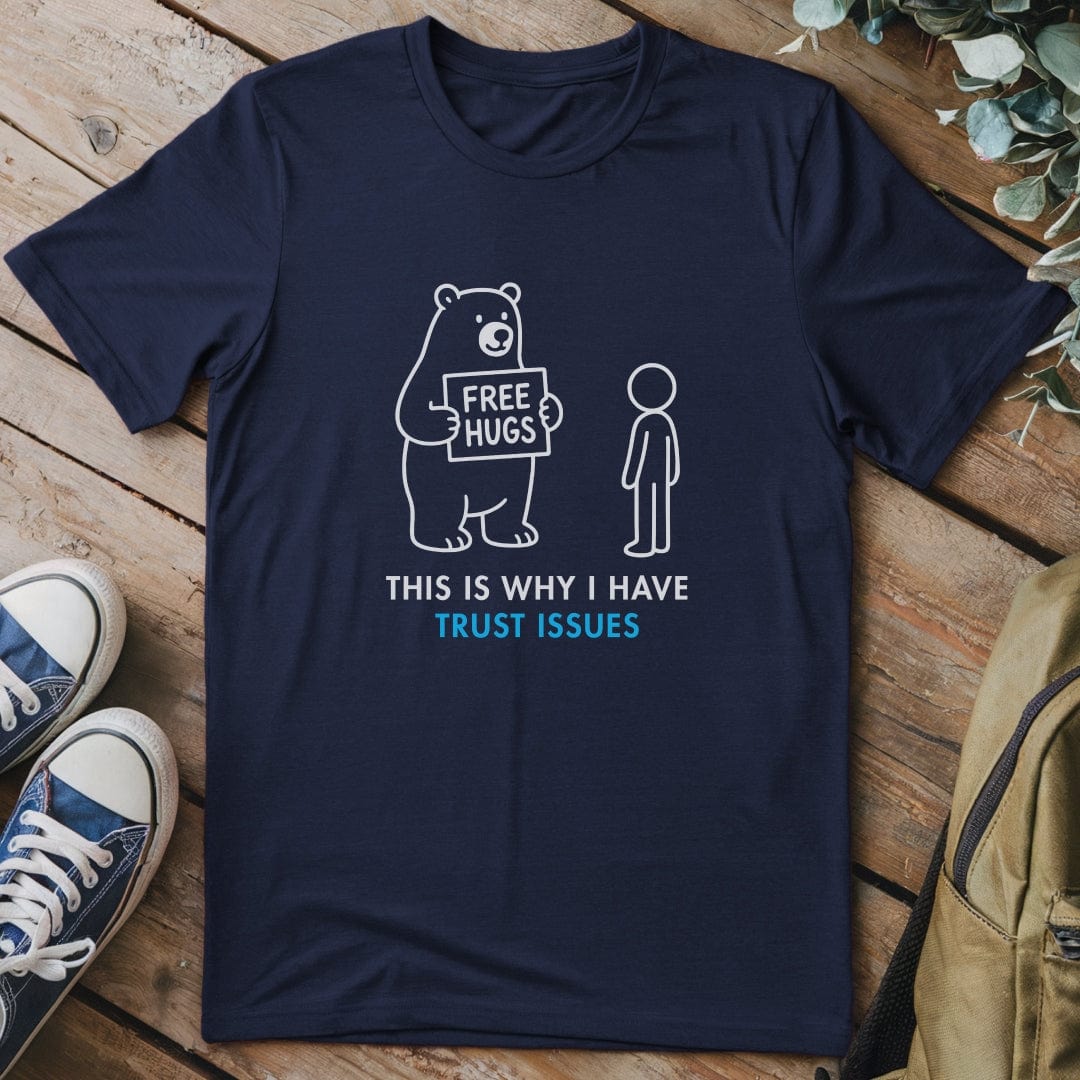 T-Shirt Navy / S Free Hugs Funny T-Shirt