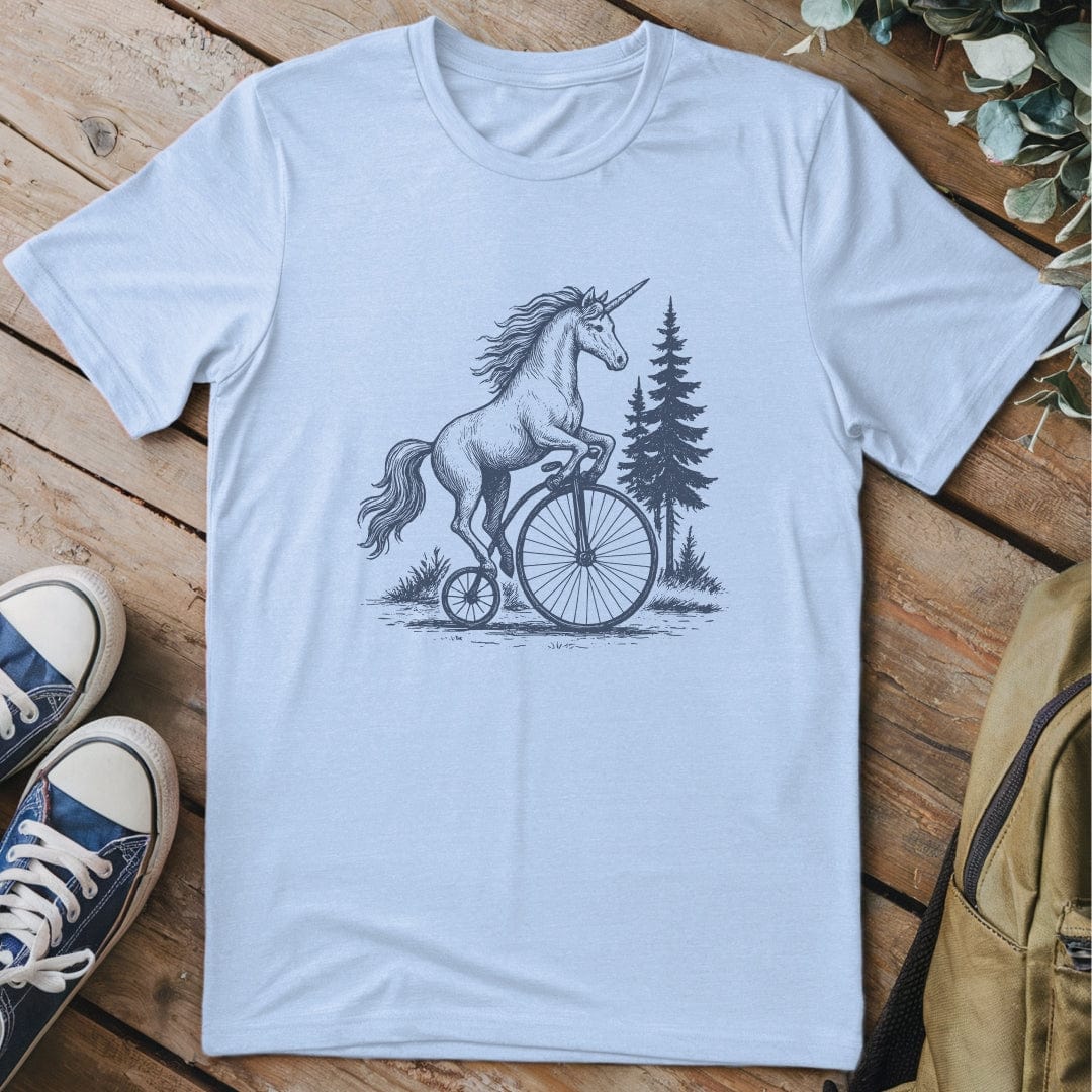 T-Shirt Light Blue / S Legend on Two Wheels Funny T-Shirt