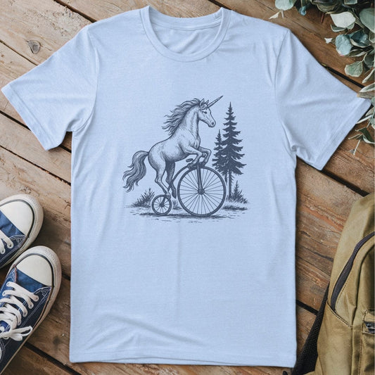 T-Shirt Light Blue / S Legend on Two Wheels Funny T-Shirt