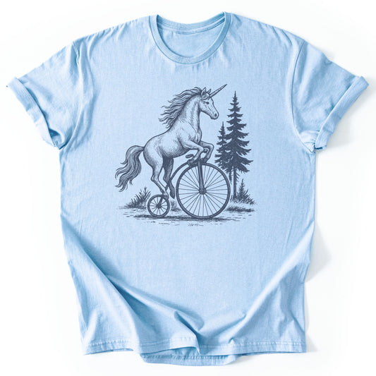 T-Shirt Light Blue / S Legend on Two Wheels Funny T-Shirt
