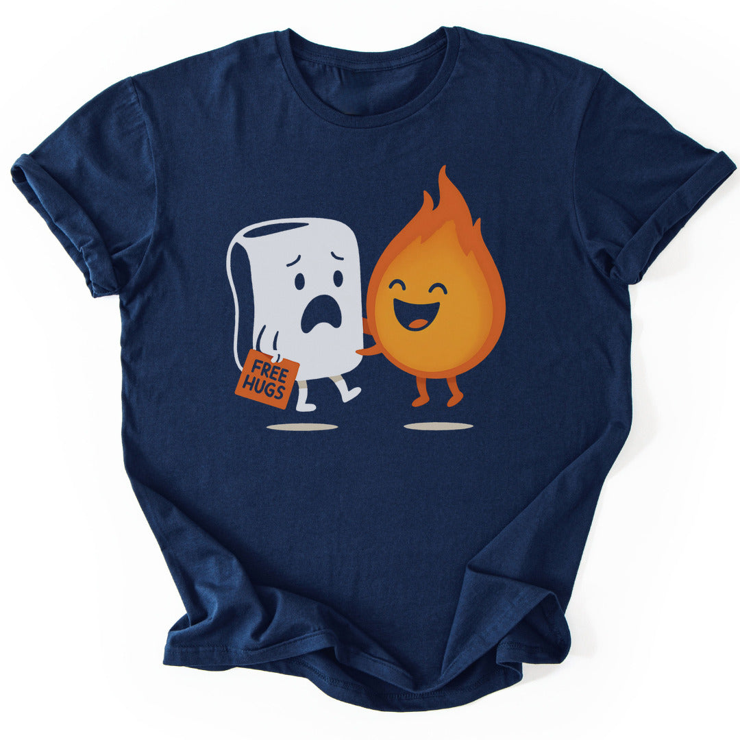 T-Shirt Navy / S Love Hurts Funny T-Shirt