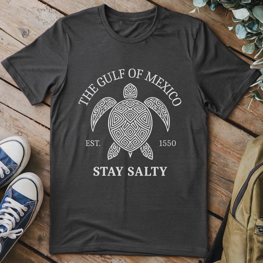 T-Shirt Dark Heather / S Gulf Of Mexico Funny T-Shirt