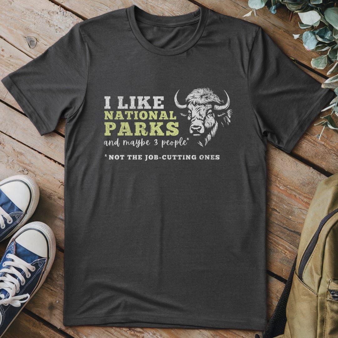 T-Shirt Dark Heather / S I Like National Parks 2 T-Shirt