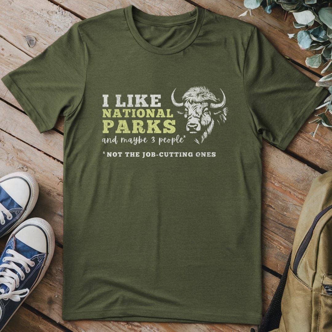 T-Shirt Military Green / S I Like National Parks 2 T-Shirt