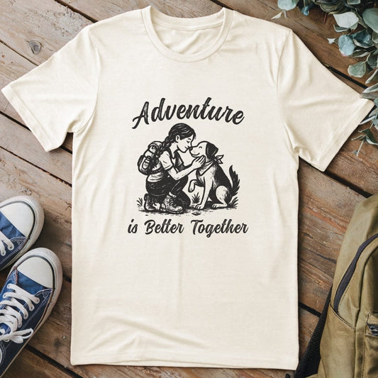 T-Shirt Natural / S Adventure is better Together 2 T-Shirt