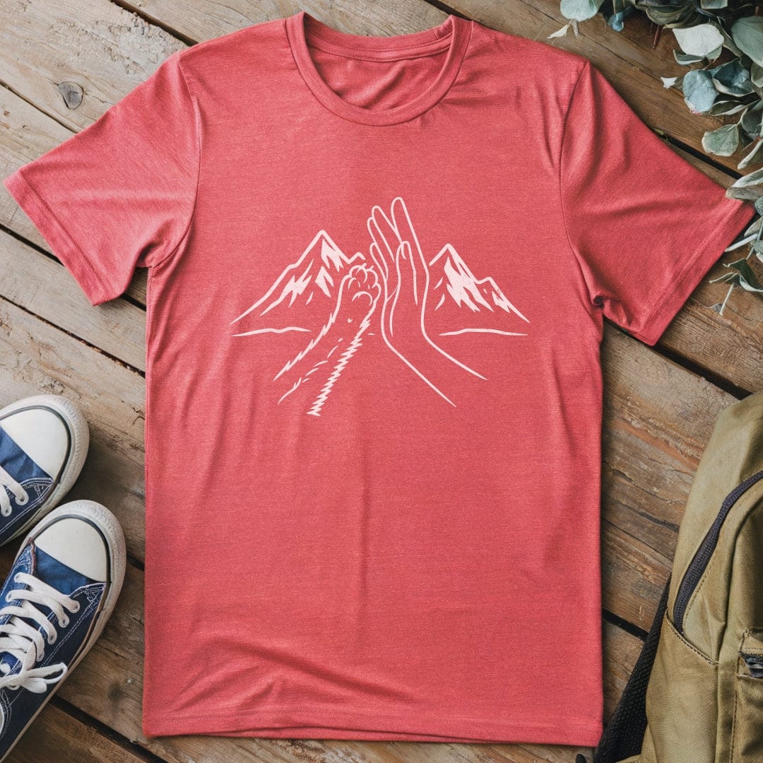 T-Shirt Heather Red / S Trail Buddies for Life T-Shirt