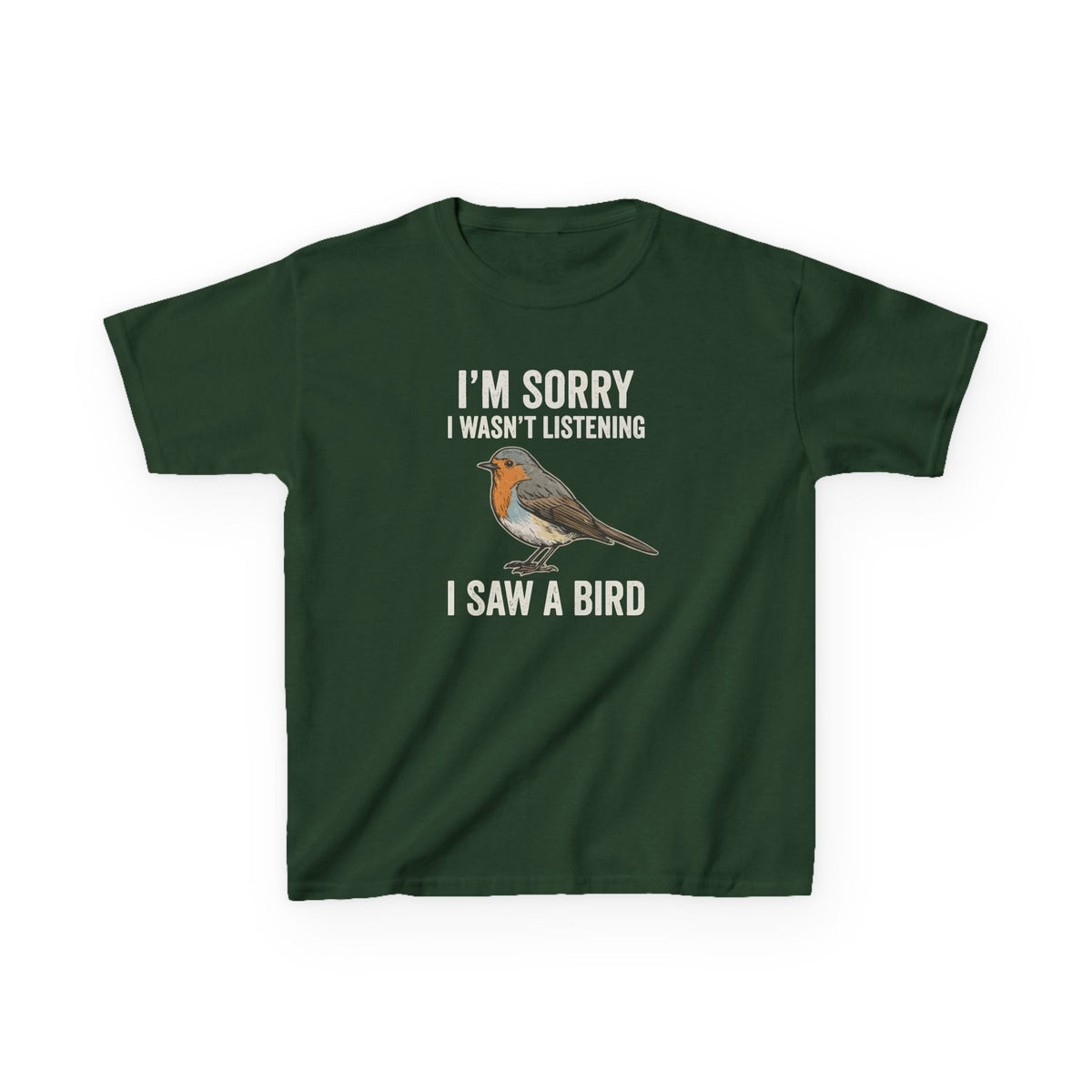 I Saw A Bird Kids Tee
