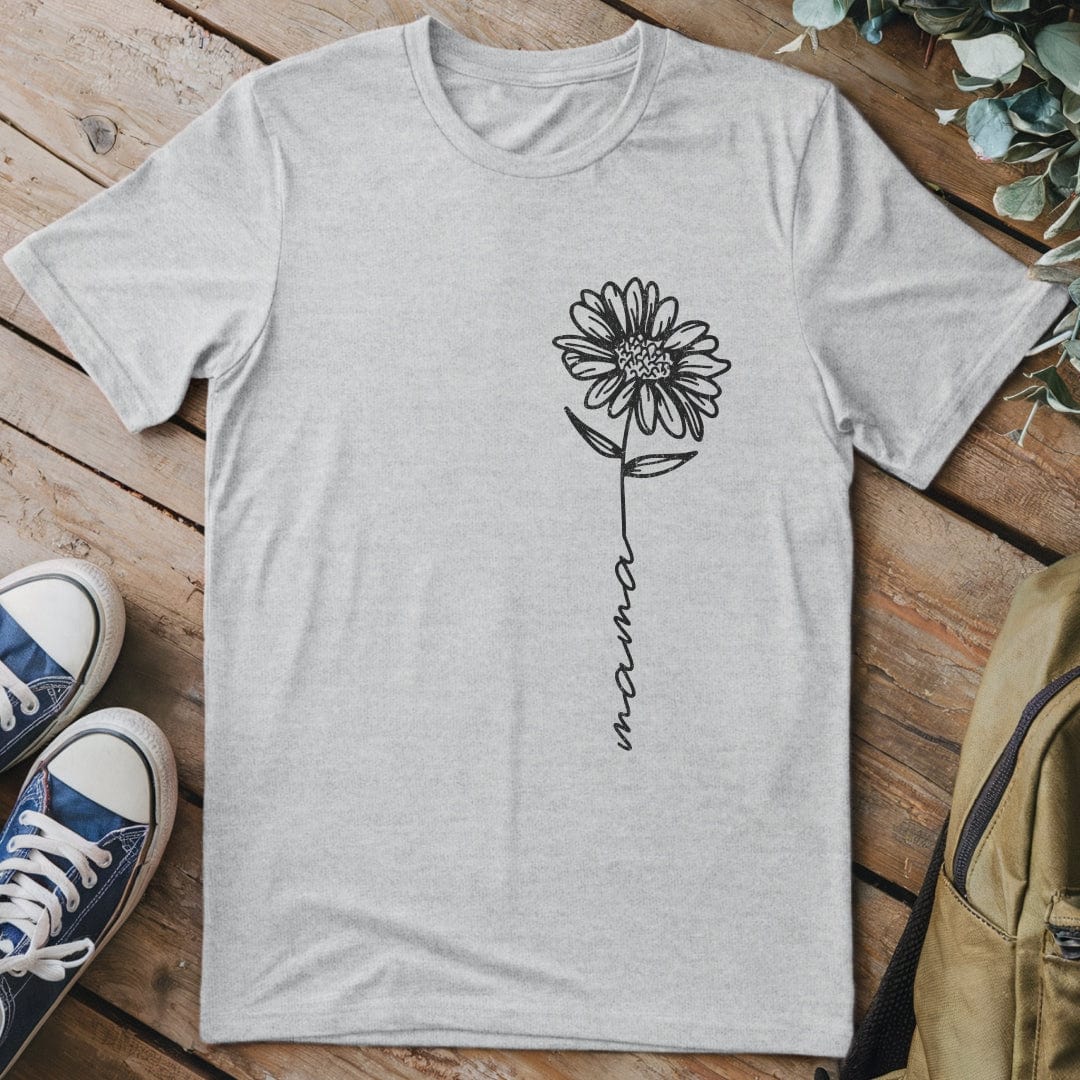 T-Shirt Sport Grey / S Flower Mama T-Shirt