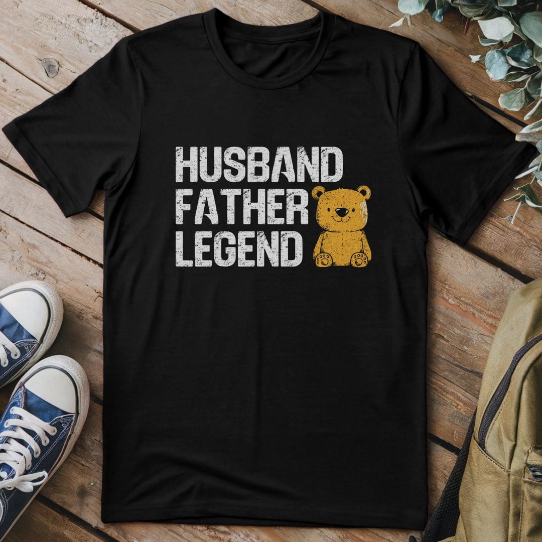 T-Shirt Black / S Husband Father Legend T-Shirt