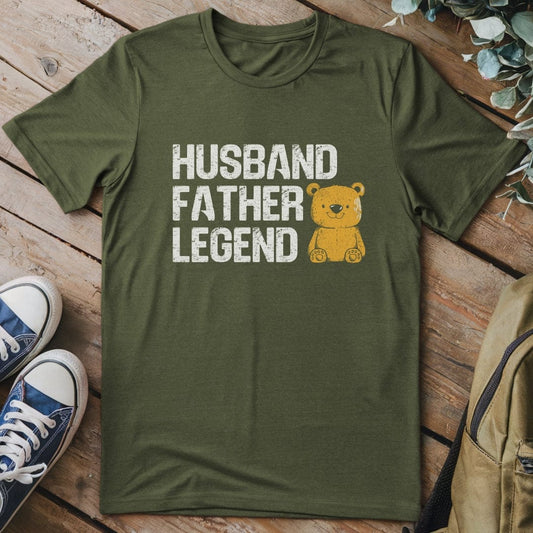 T-Shirt Military Green / S Husband Father Legend T-Shirt