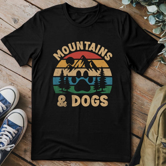 T-Shirt Black / S Mountains & Dogs T-Shirt