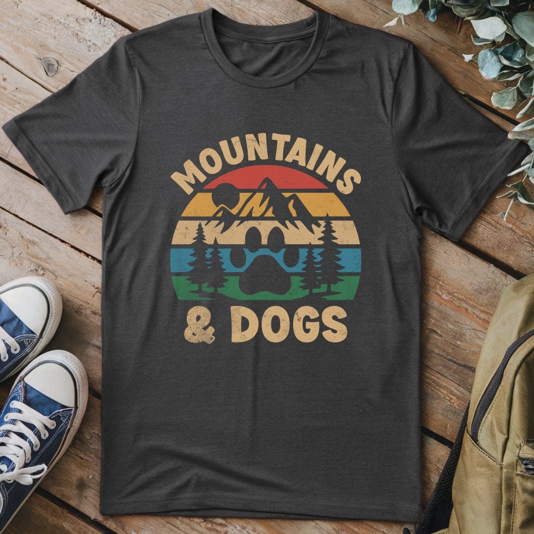 T-Shirt Dark Heather / S Mountains & Dogs T-Shirt