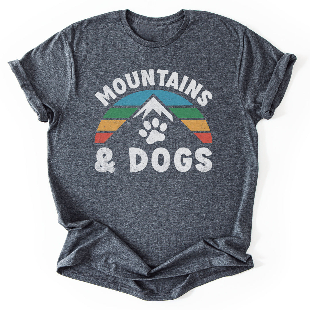 T-Shirt Dark Heather / S Mountains & Dogs T-Shirt