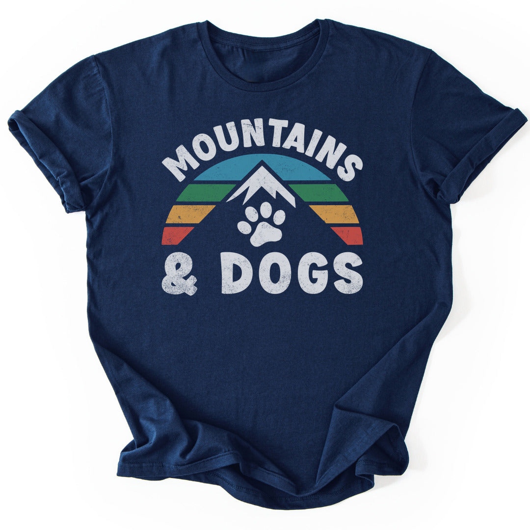 T-Shirt Navy / S Mountains & Dogs T-Shirt