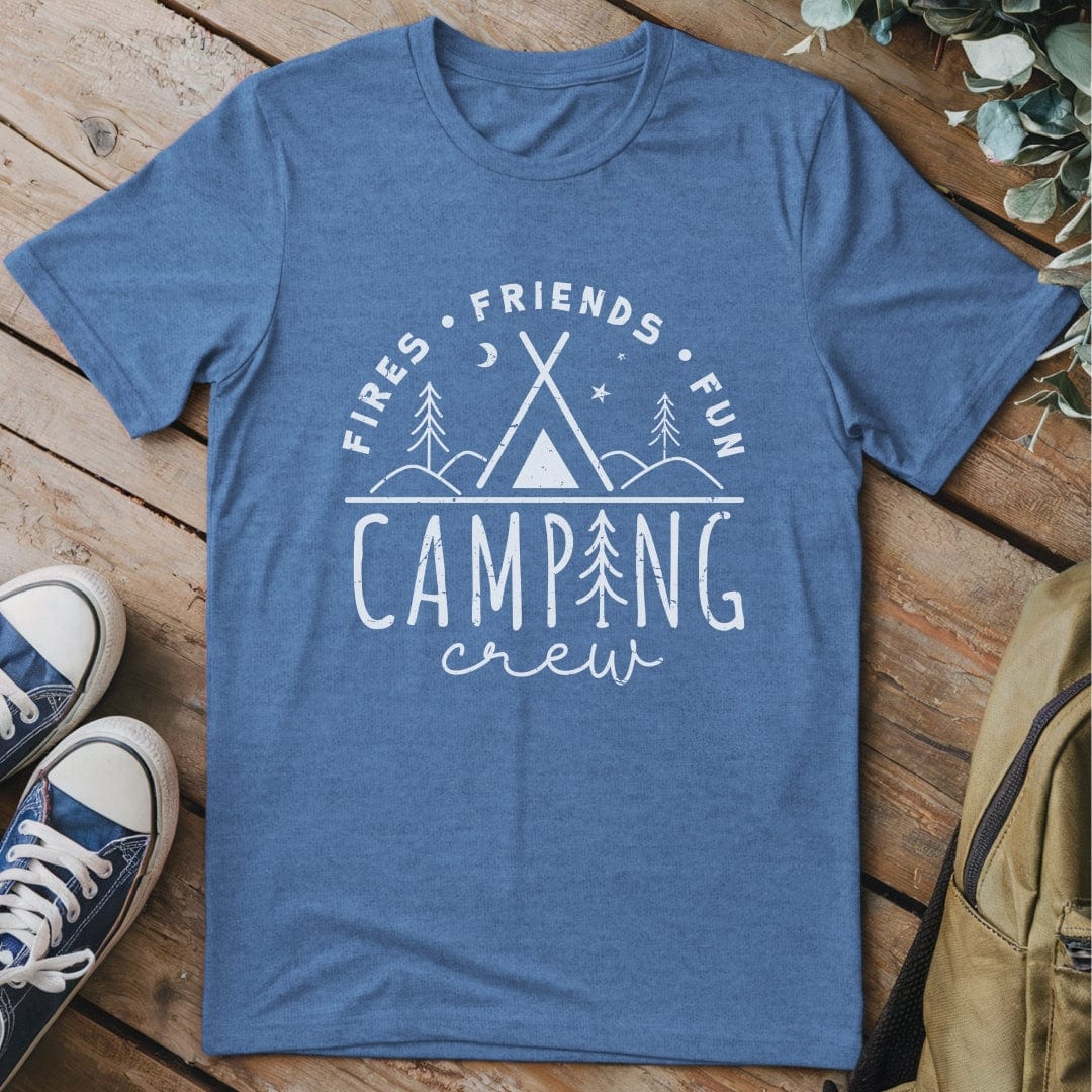 T-Shirt Heather Indigo / S Camping Crew 2 T-Shirt