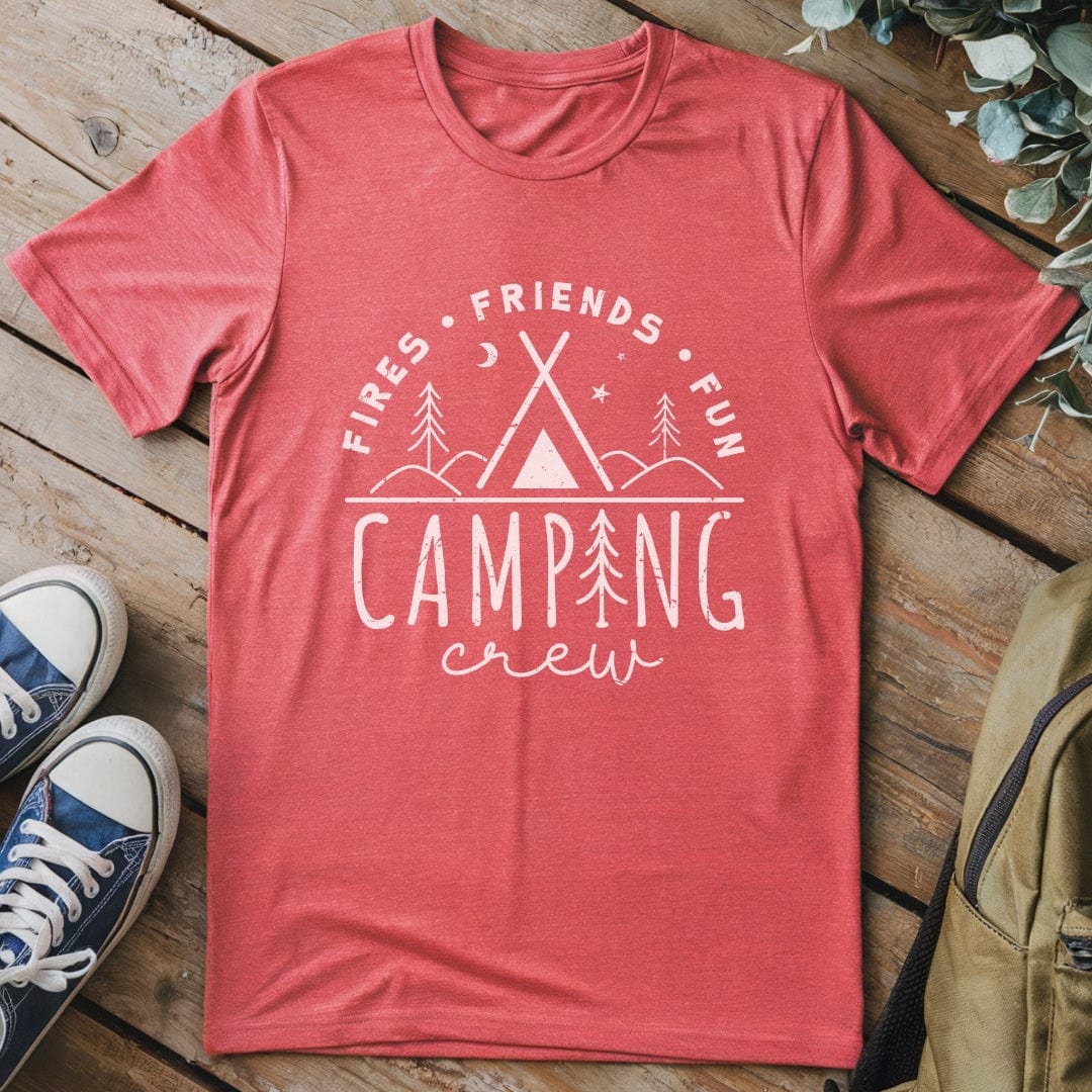 T-Shirt Heather Red / S Camping Crew 2 T-Shirt