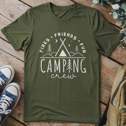 T-Shirt Military Green / S Camping Crew 2 T-Shirt