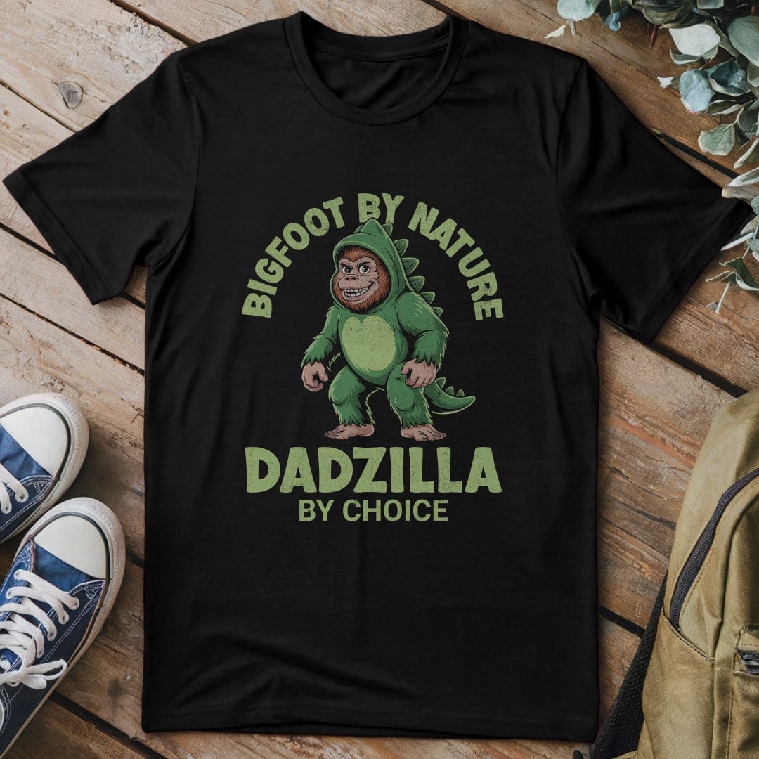 T-Shirt Black / S Bigfoot By Nature Funny T-Shirt