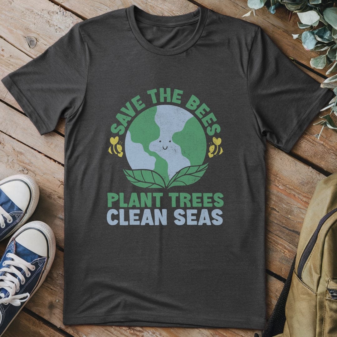 T-Shirt Dark Heather / S Save The Bees T-Shirt