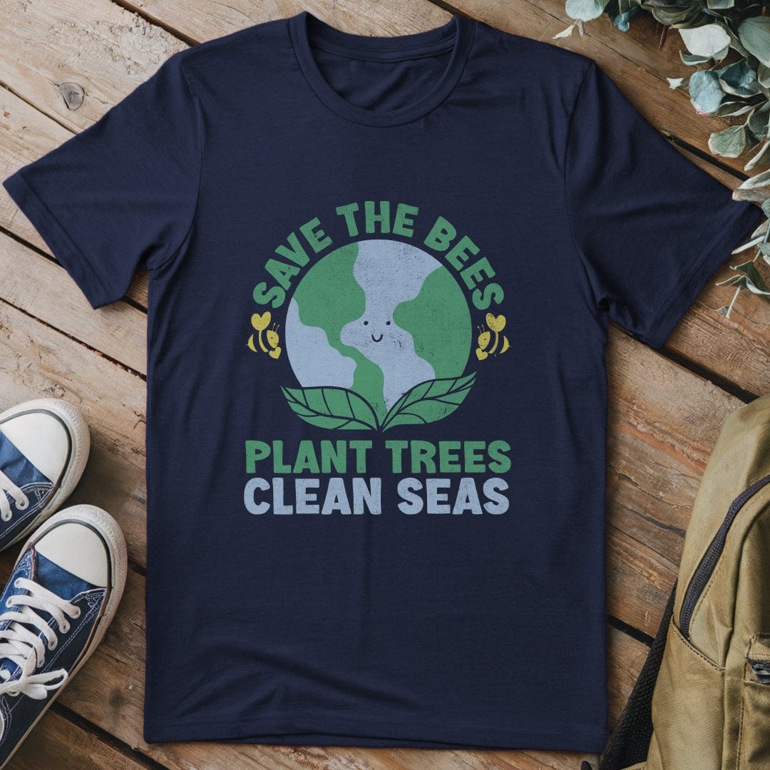 T-Shirt Navy / S Save The Bees T-Shirt