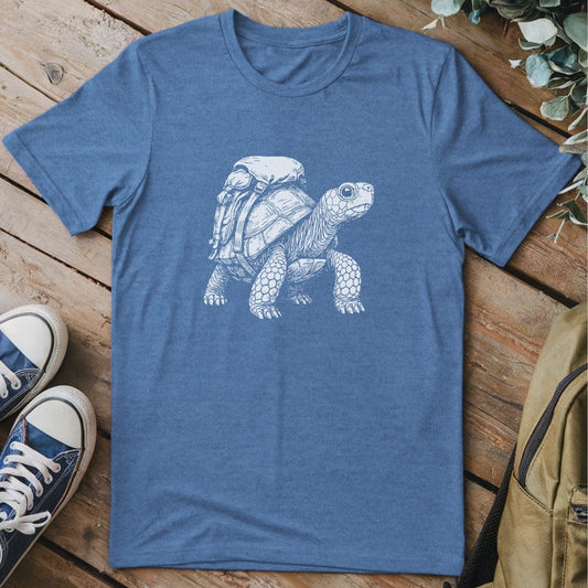 T-Shirt Heather Indigo / S Slow and Steady Explorer T-Shirt