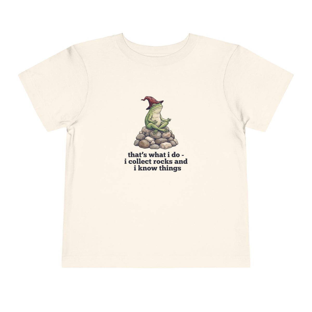 I Collect Rocks and I Know Things Toddler T-Shirt