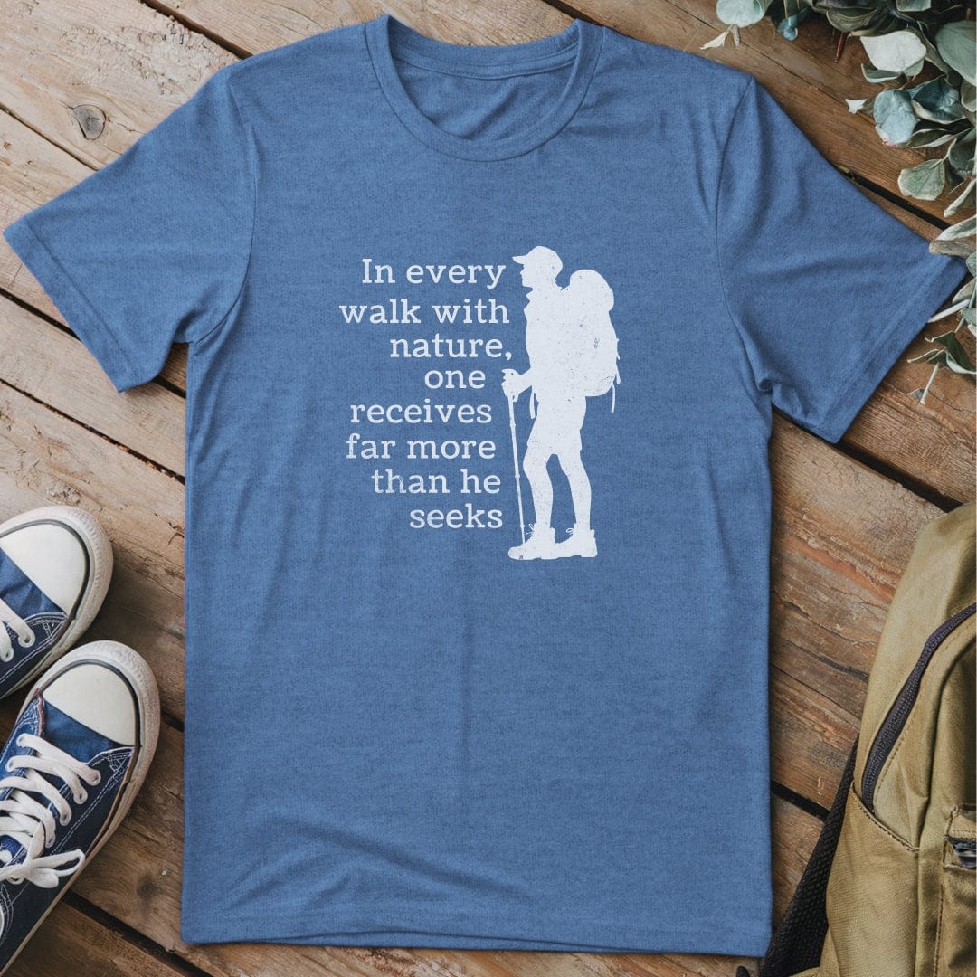 T-Shirt Heather Indigo / S Forest Wisdom T-Shirt