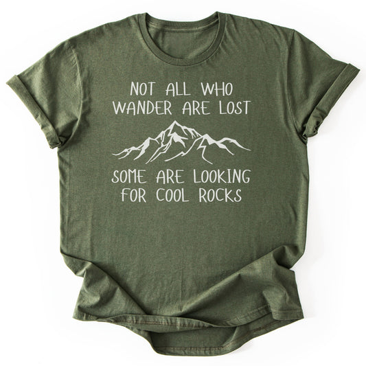 T-Shirt Military Green / S Cool Rocks T-Shirt