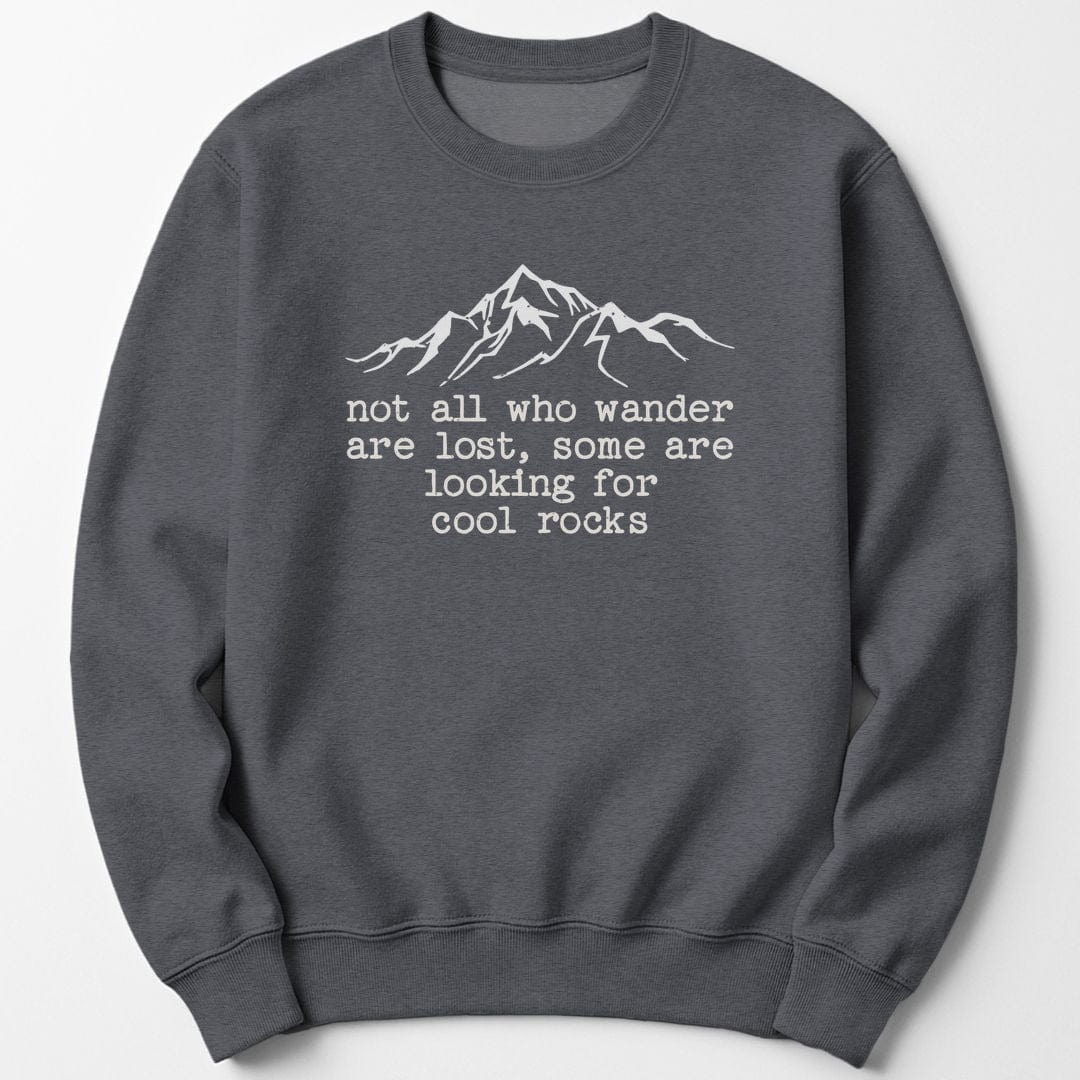 Sweatshirt Dark Heather / S Wanderlust & Rocks Sweatshirt