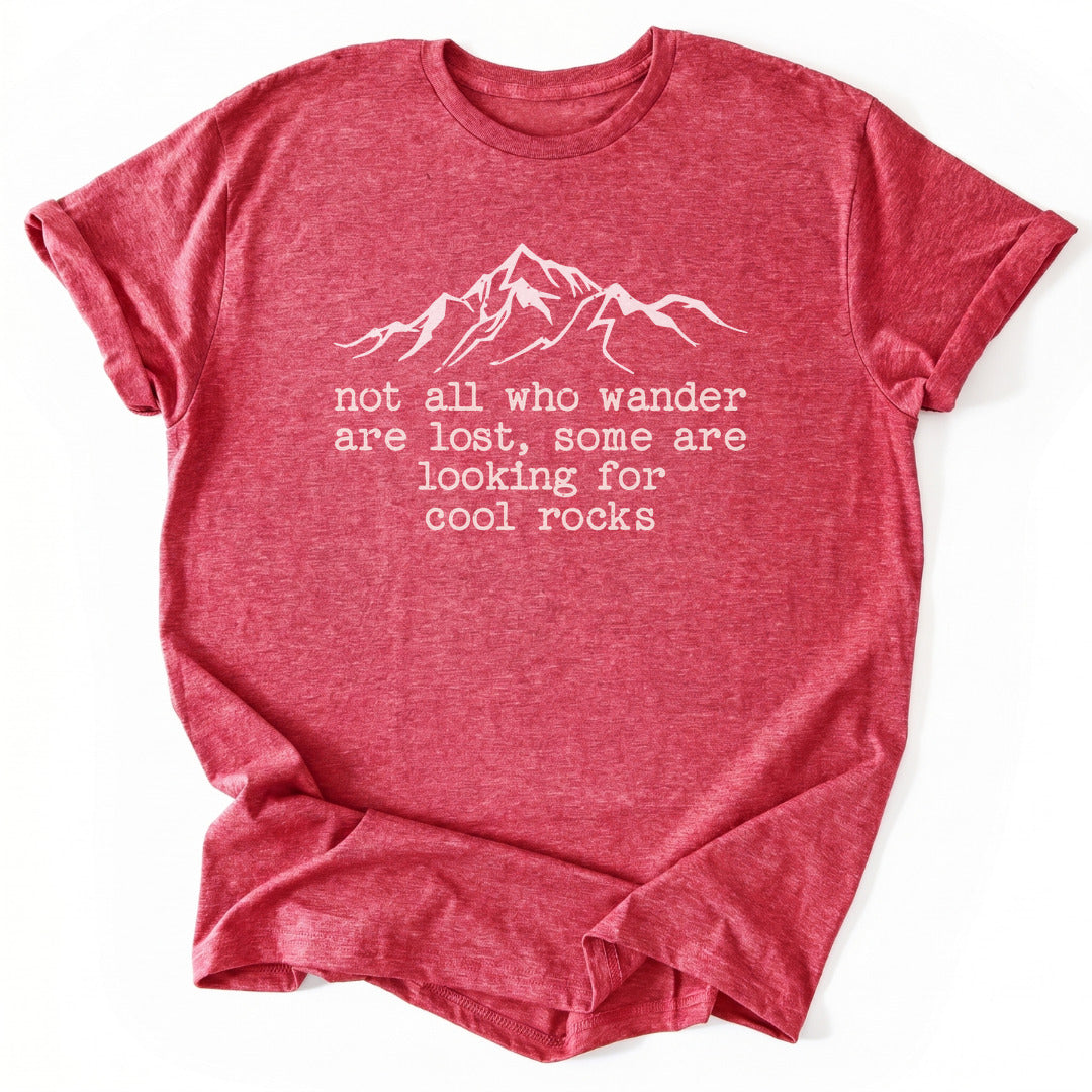 T-Shirt Heather Red / S Wanderlust & Rocks T-Shirt
