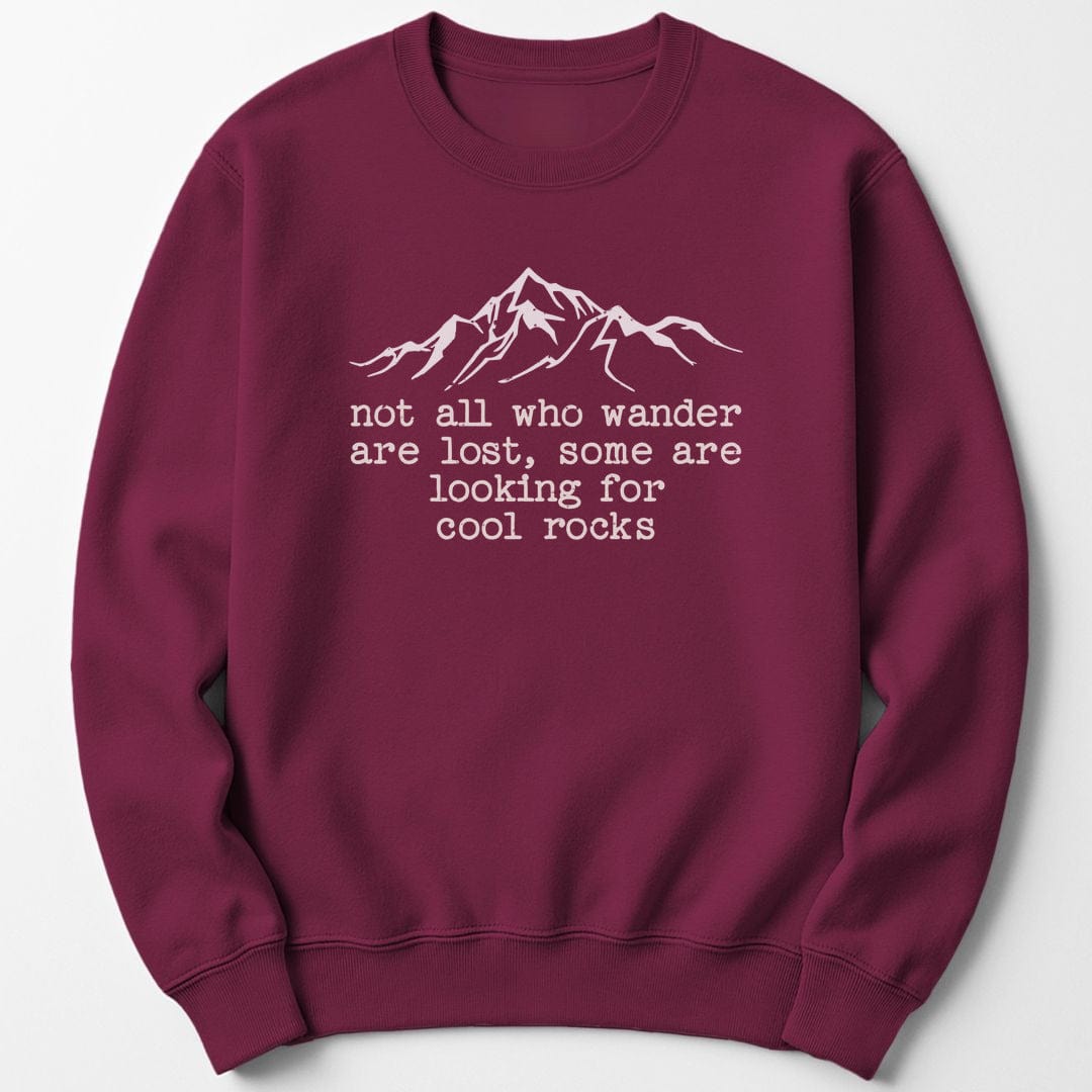 Sweatshirt Maroon / S Wanderlust & Rocks Sweatshirt