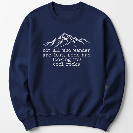 Sweatshirt Navy / S Wanderlust & Rocks Sweatshirt