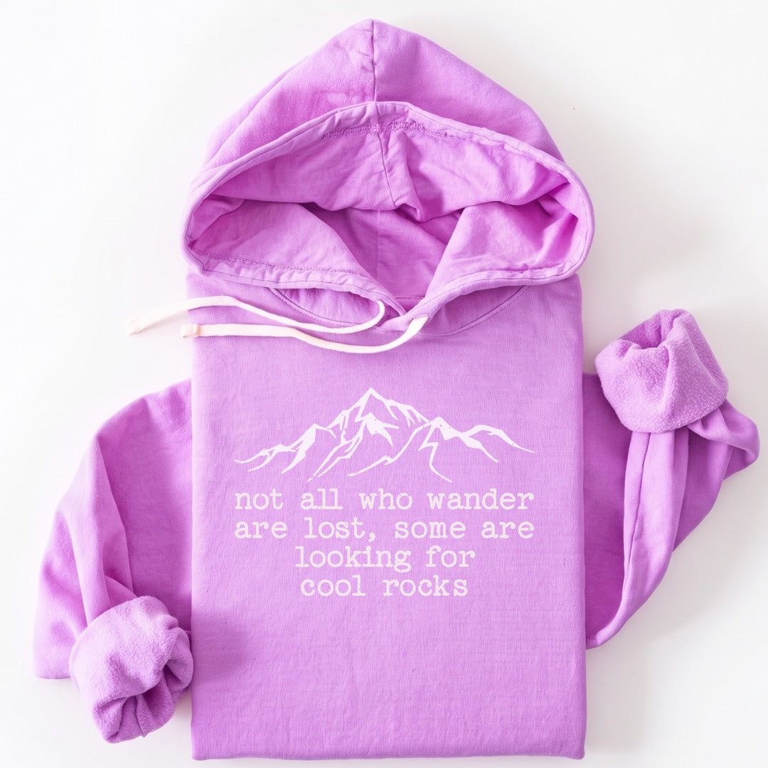 Hoodie Neon Violet / S Wanderlust & Rocks Premium Hoodie