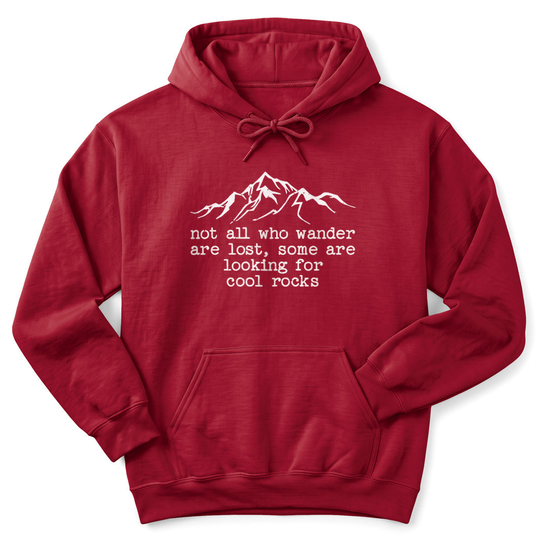 Hoodie Cardinal Red / S Wanderlust & Rocks Hoodie