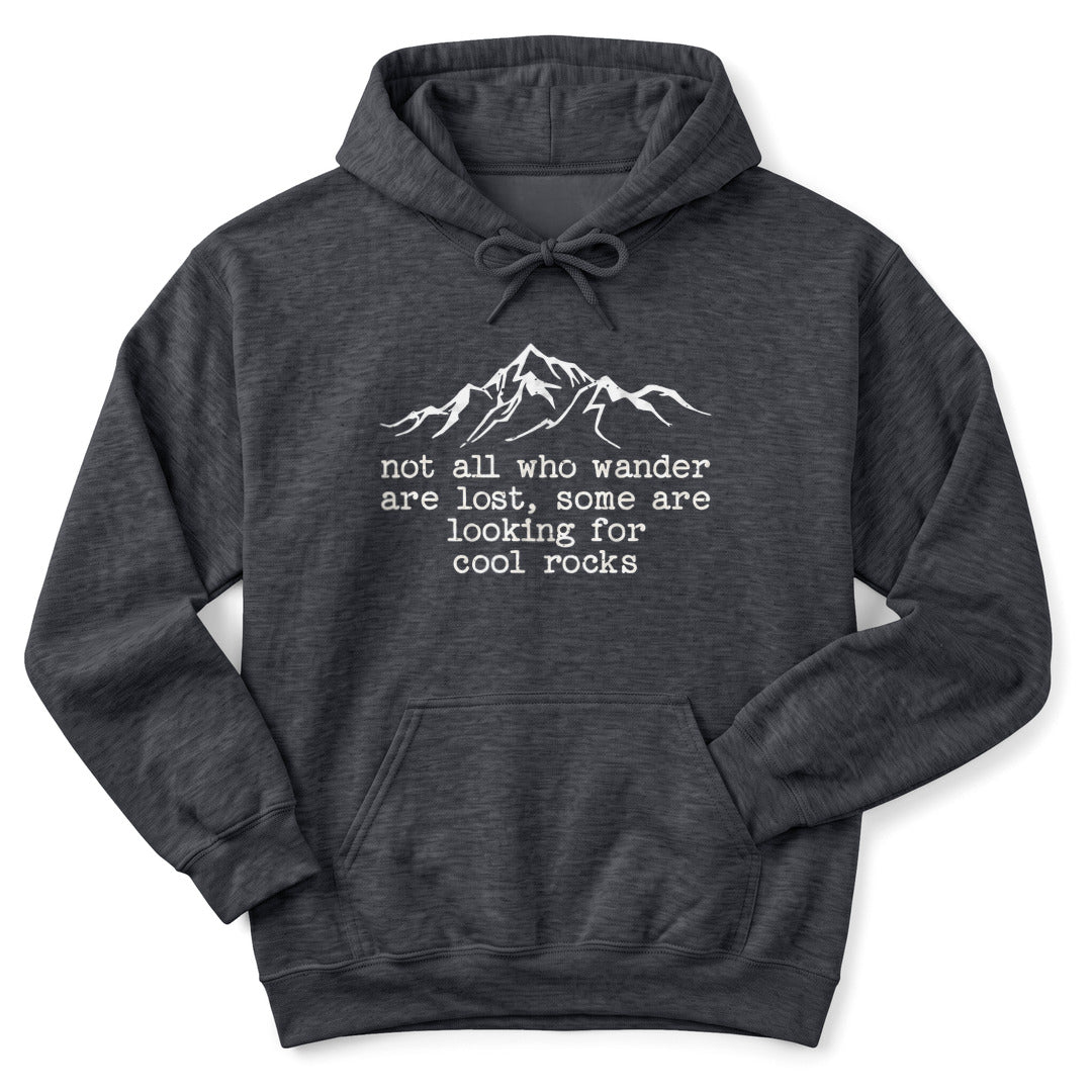 Hoodie Dark Heather / S Wanderlust & Rocks Hoodie