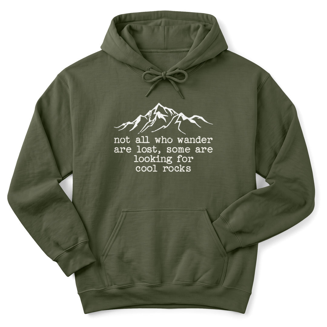 Hoodie Military Green / S Wanderlust & Rocks Hoodie