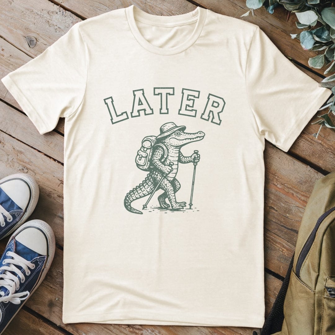 T-Shirt Natural / S Later Alligator T-Shirt