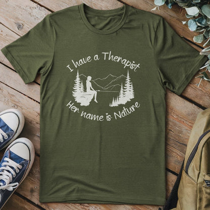 T-Shirt Military Green / S Her Name Is Nature T-Shirt