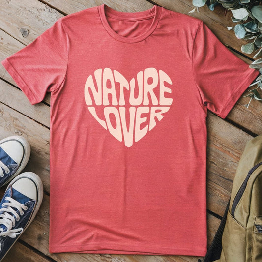 T-Shirt Heather Red / S Nature Lover T-Shirt