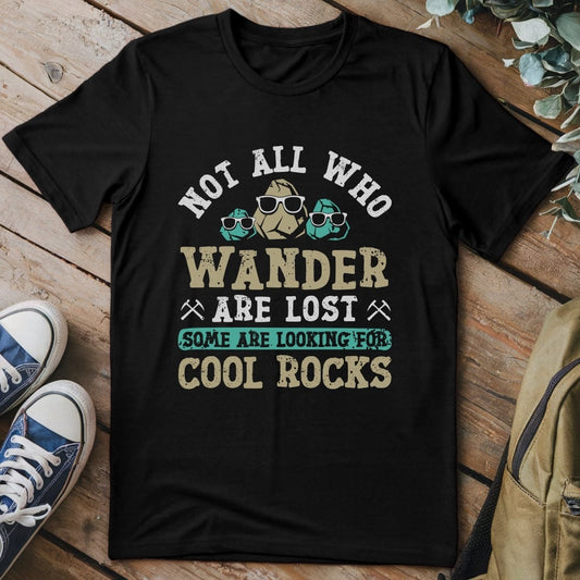 T-Shirt Black / S Searching For Cool Rocks T-Shirt