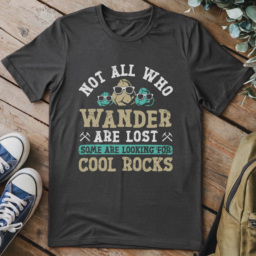 T-Shirt Dark Heather / S Searching For Cool Rocks T-Shirt