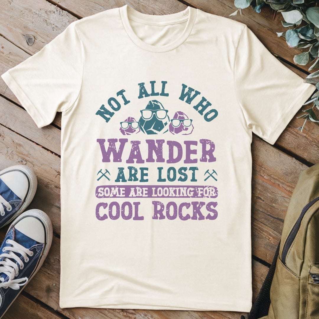 T-Shirt Natural / S Searching For Cool Rocks T-Shirt