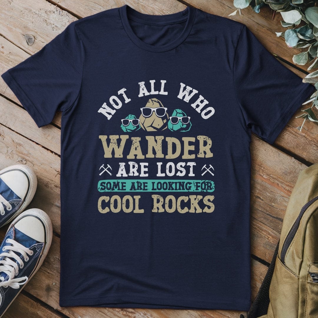 T-Shirt Navy / S Searching For Cool Rocks T-Shirt