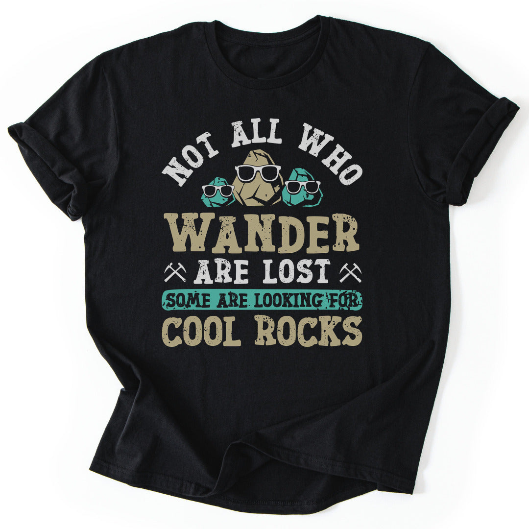 T-Shirt Black / S Searching For Cool Rocks T-Shirt