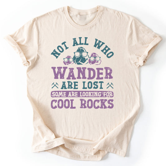 T-Shirt Natural / S Searching For Cool Rocks T-Shirt