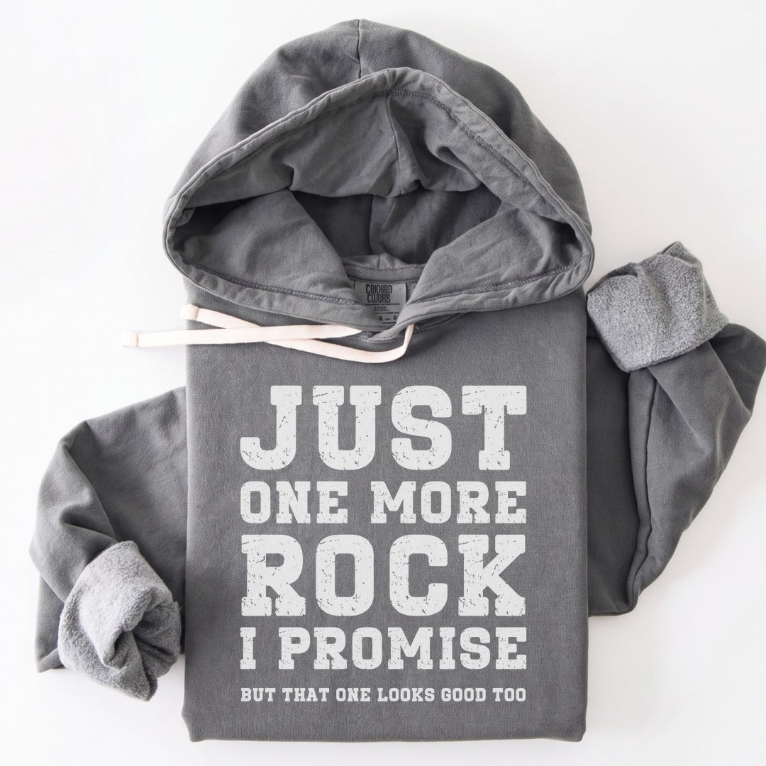Hoodie Grey / S Just One More Rock Premium Hoodie