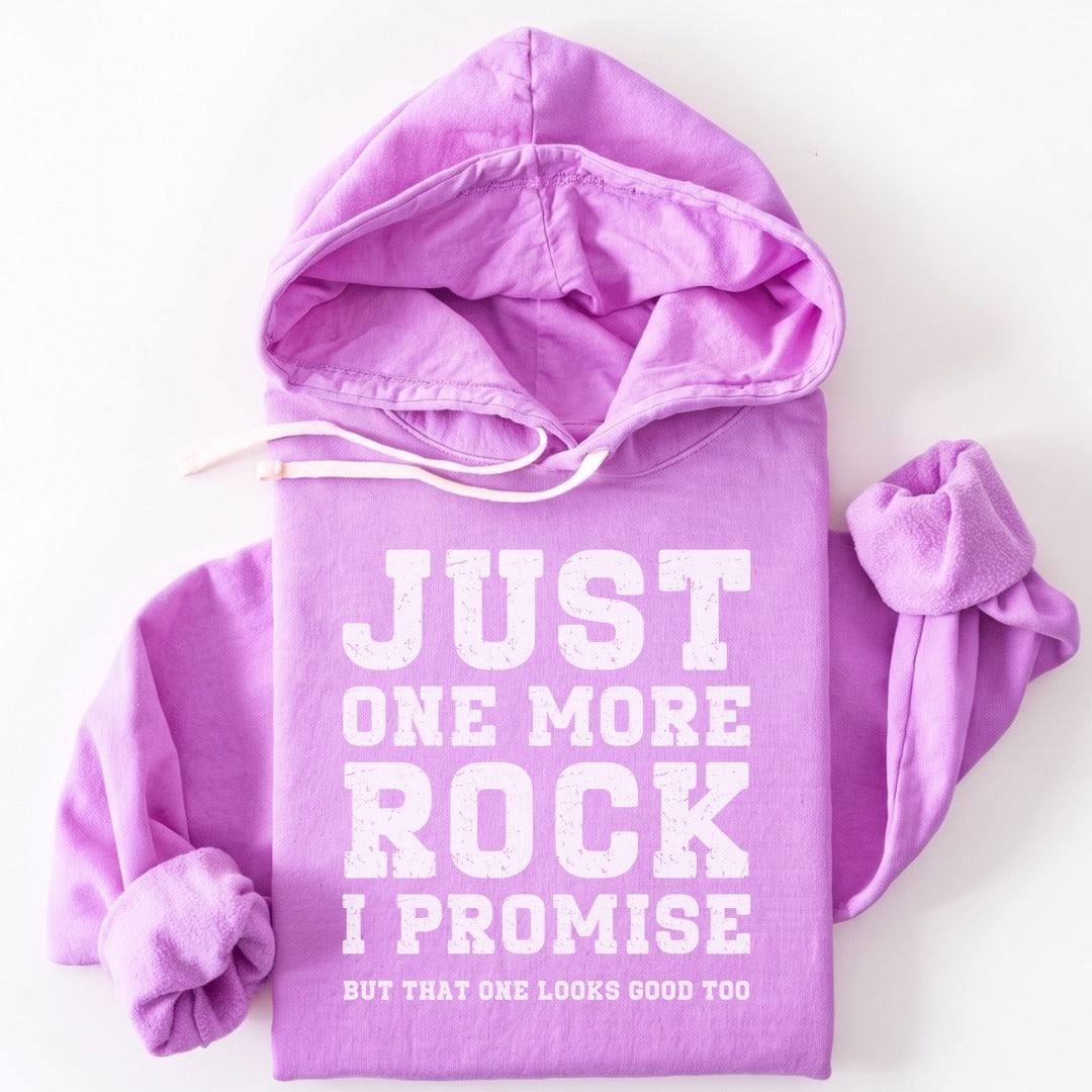 Hoodie Neon Violet / S Just One More Rock Premium Hoodie