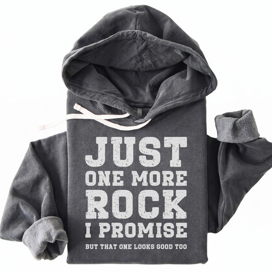 Hoodie Pepper / S Just One More Rock Premium Hoodie