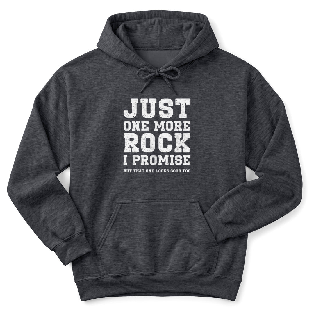 Hoodie Dark Heather / S Just One More Rock Hoodie